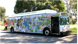 L.A시 Natural Gas Electric Hybrid Bus
