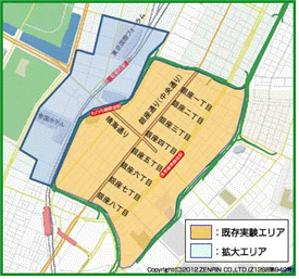 ‘도쿄 유비쿼터스 계획: 긴자’ 실증시험구역