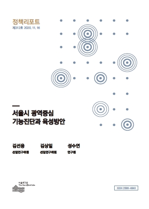 서울시 광역중심 기능진단과 육성방안 이미지