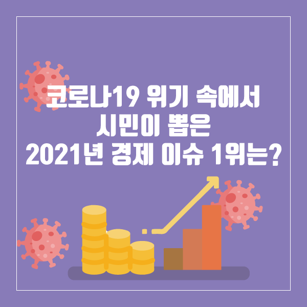 코로나19 위기 속에서 시민이 뽑은 2021년 경제 이슈 1위는? 이미지