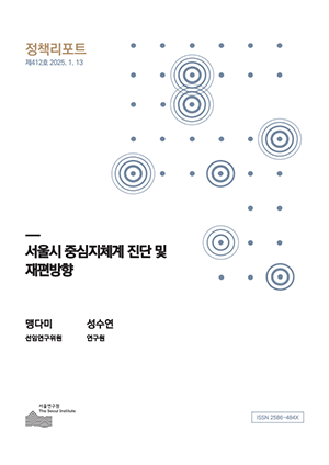 서울시 중심지체계 진단 및 재편방향 이미지