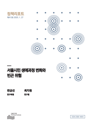 서울시민 생애과정 변화와 빈곤 위험 이미지