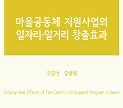조달호･유인혜, 마을공동체 지원사업의 일자리･일거리 창출효과
