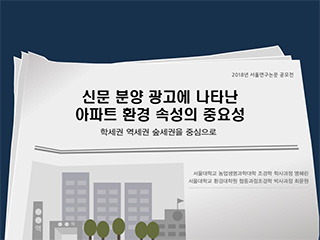 신문 분양 광고에 나타난 아파트 환경 속성의 중요성