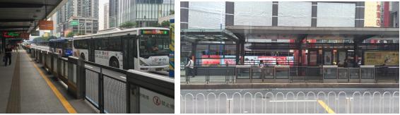 BRT 정류장 스크린도어 설치