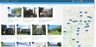 [그림 1] 트루홈 서비스의 대화형 플랫폼으로 산출한 주택 결과